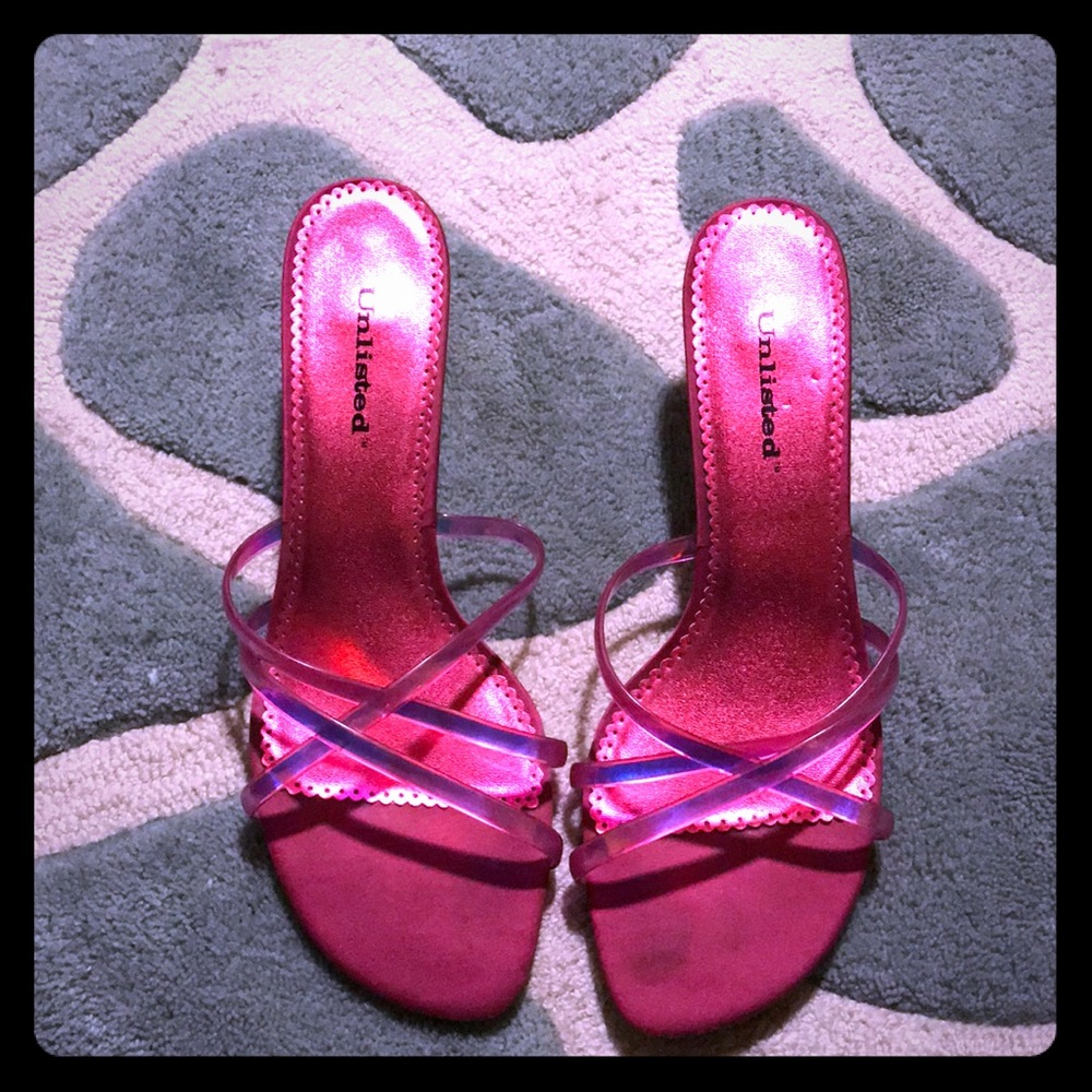 Unlisted sz 10 pink dress shoes